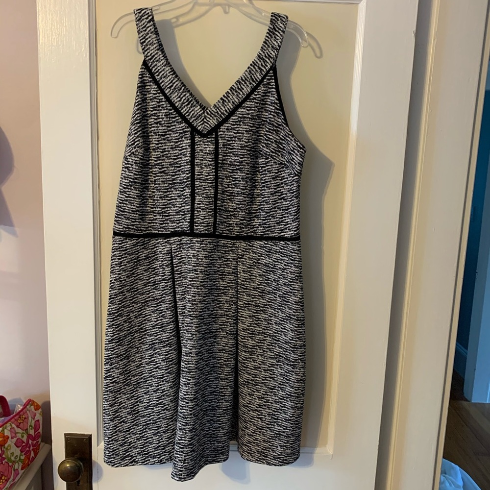 Black and white dress
